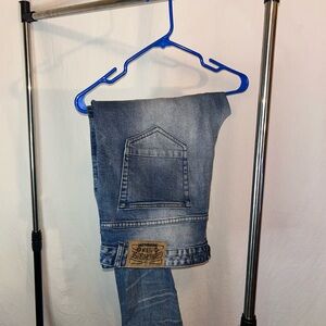 Men's Relaxed Jeans - Blue